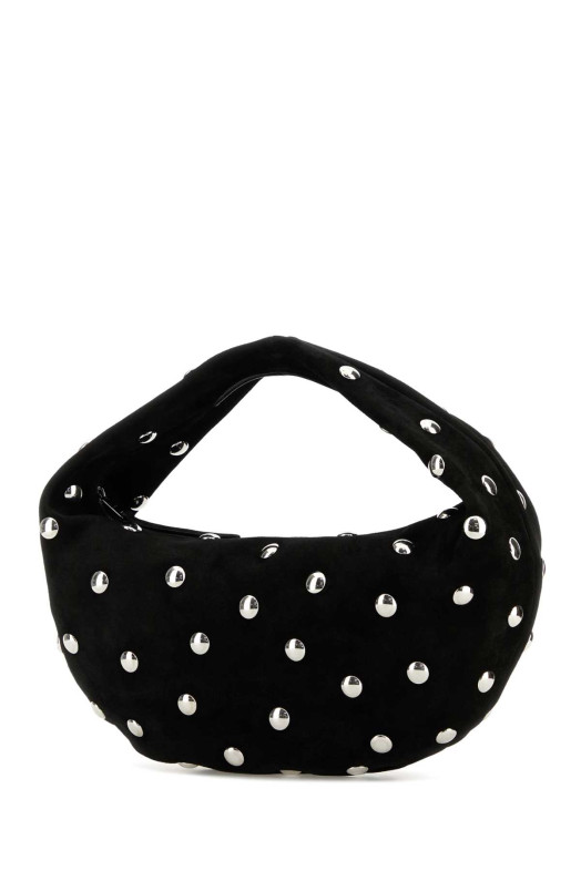 Black suede medium Olivia shoulder bag Multicolor KHAITE (H6011726L726)