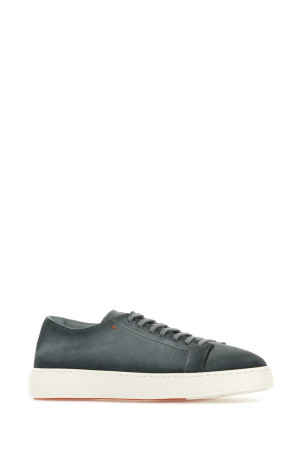 Graphite suede Damps sneakers SANTONI (MBCD21571BARTAOL)