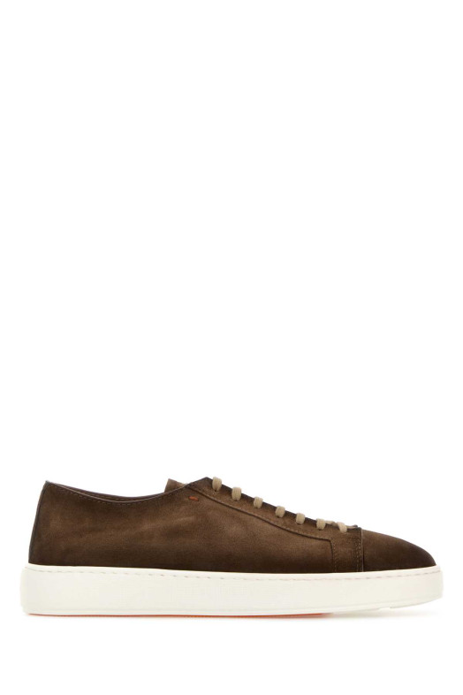 Brown suede Damps sneakers SANTONI (MBCD21571BARTAOL)