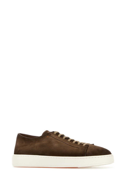 Brown suede Damps sneakers SANTONI (MBCD21571BARTAOL)