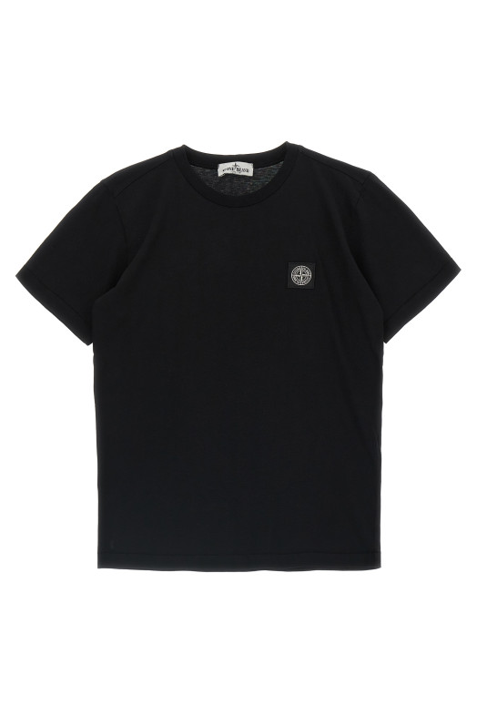 'Compass' logo T-shirt Black