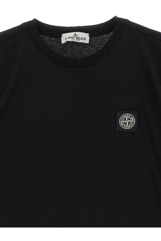 'Compass' logo T-shirt Black