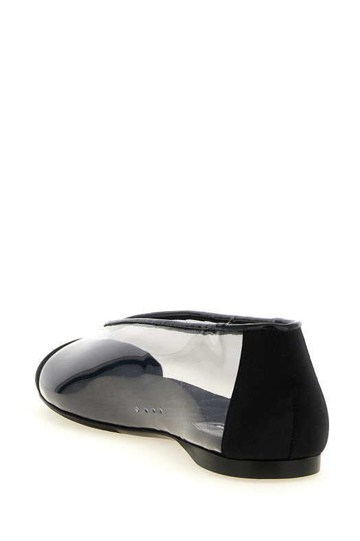 PVC ballet flats Black