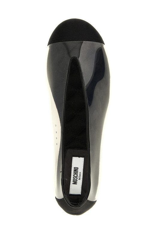 PVC ballet flats Black