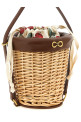 Wicker bucket Beige
