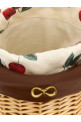 Wicker bucket Beige