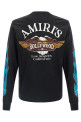 'Amiri Eagle Flames' T-shirt Black