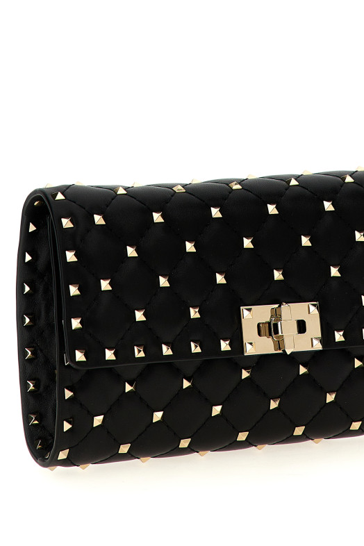 Valentino Garavani 'Rockstud Spike' shoulder bag Black