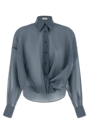 Taffeta shirt Blue