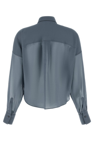 Taffeta shirt Blue