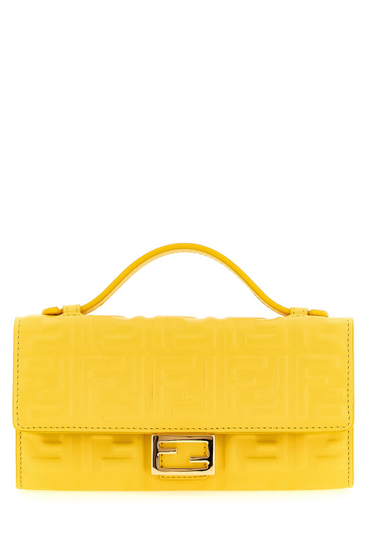 'Continental Baguette' wallet on chain Yellow
