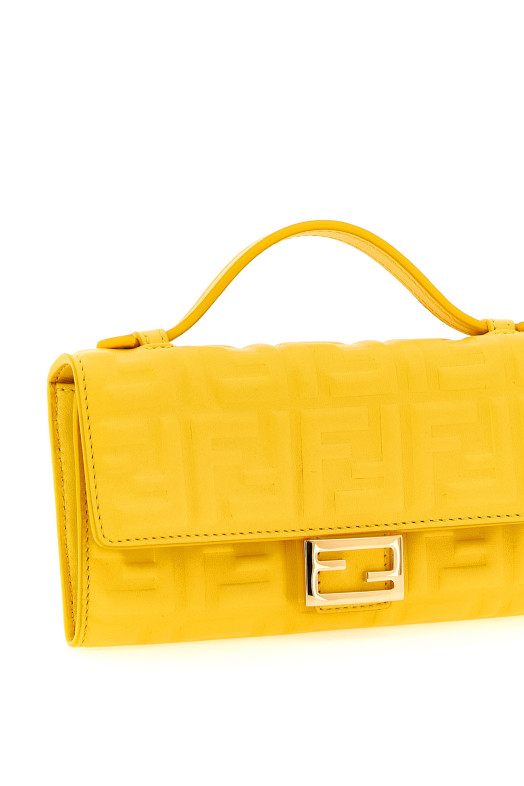 'Continental Baguette' wallet on chain Yellow