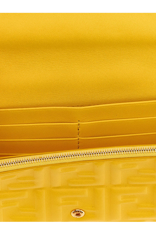 'Continental Baguette' wallet on chain Yellow