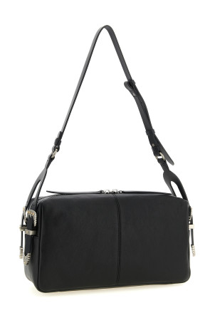 'Keeper' medium shoulder bag Black
