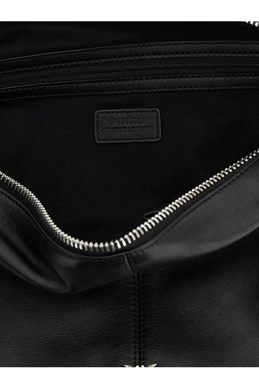 'Keeper' medium shoulder bag Black