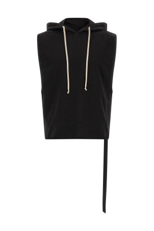 'Hooded Tunic' top Black