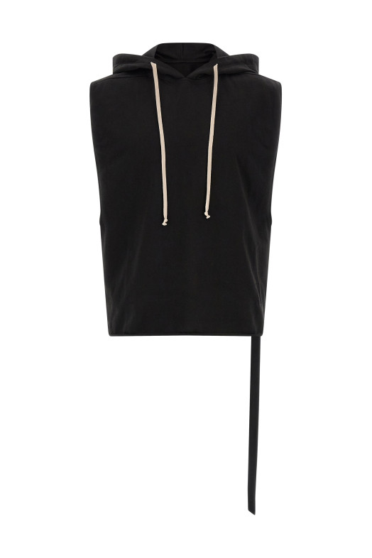 'Hooded Tunic' top Black