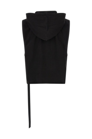 'Hooded Tunic' top Black