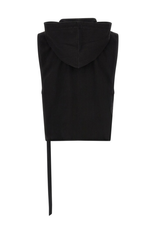 'Hooded Tunic' top Black
