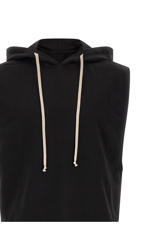 'Hooded Tunic' top Black