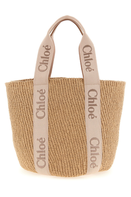 'Woody' large shopping bag Pink