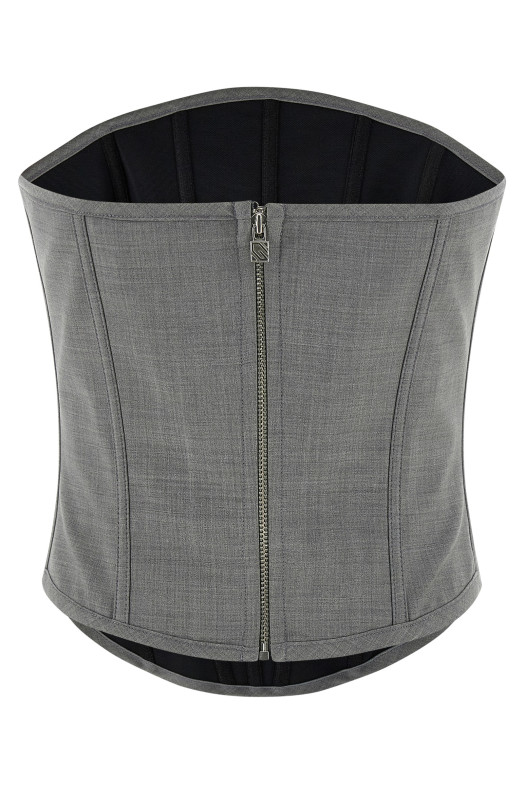 Top Bustier Gray