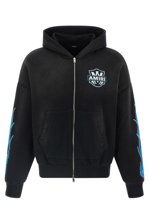 'MA Flames' hoodie Black