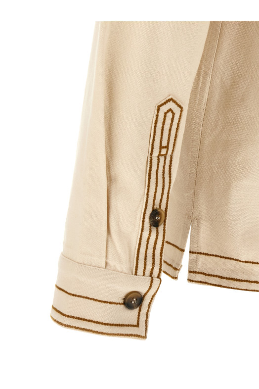 'Rudy' overshirt Beige