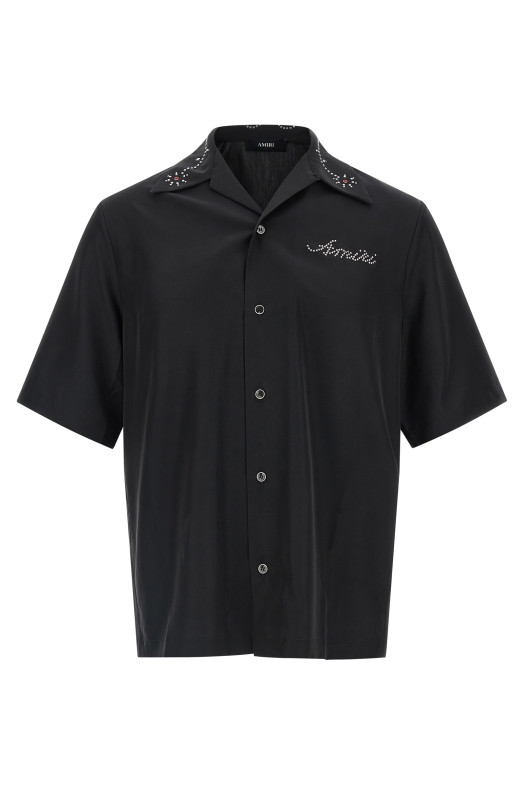 'Amiri Stud Camp' shirt Black
