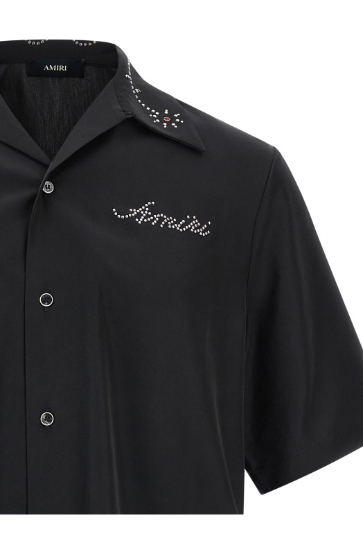 'Amiri Stud Camp' shirt Black