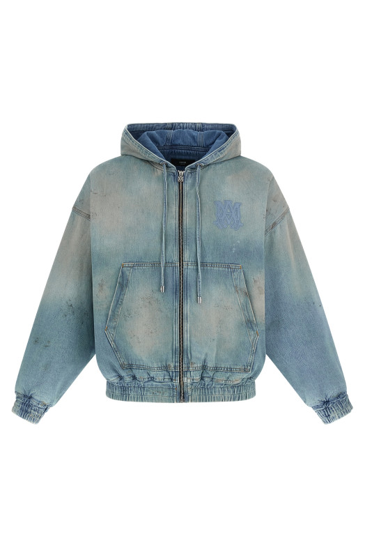'MA Denim' hoodie Blue