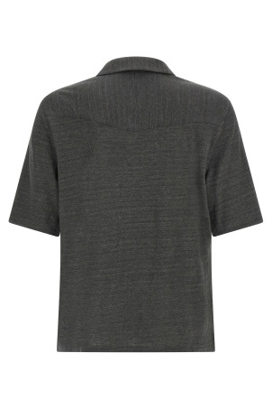 'camp' collar shirt Gray