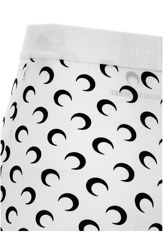 'Moon Printed Jersey' leggings Black-grey