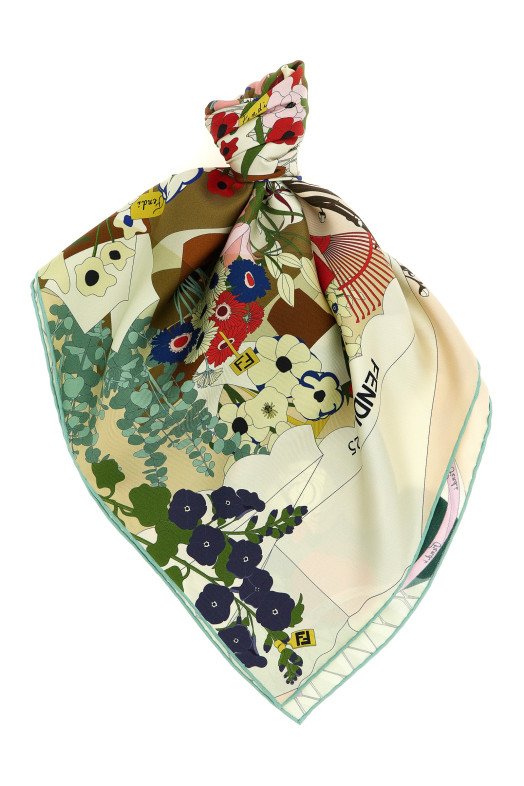 'Fendi Florist' scarf Multicolor