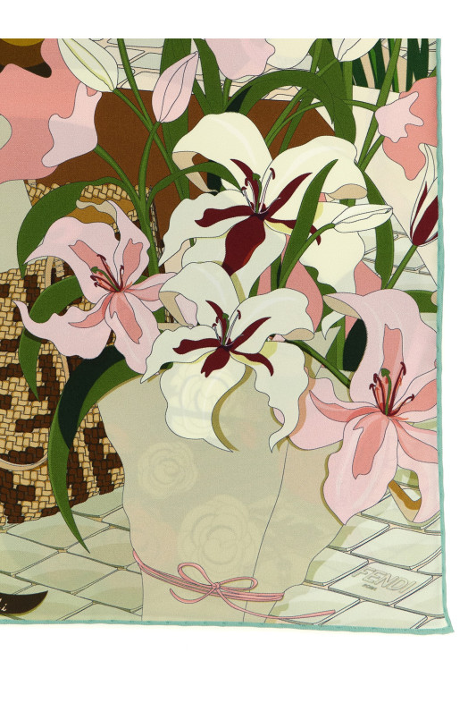 'Fendi Florist' scarf Multicolor