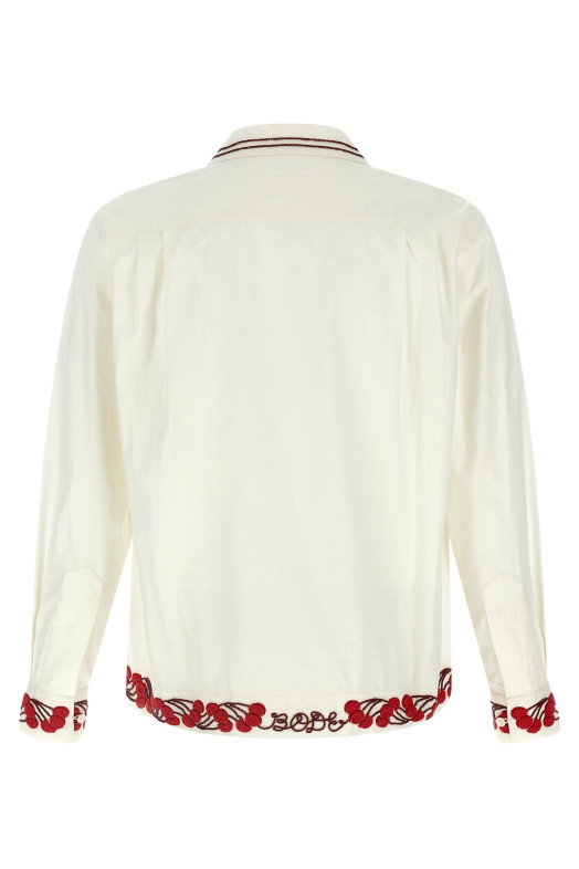 'Cherry Lane Beaded' shirt White