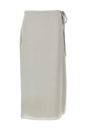'CL Tie Wrap' skirt Gray
