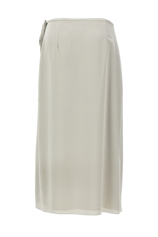 'CL Tie Wrap' skirt Gray