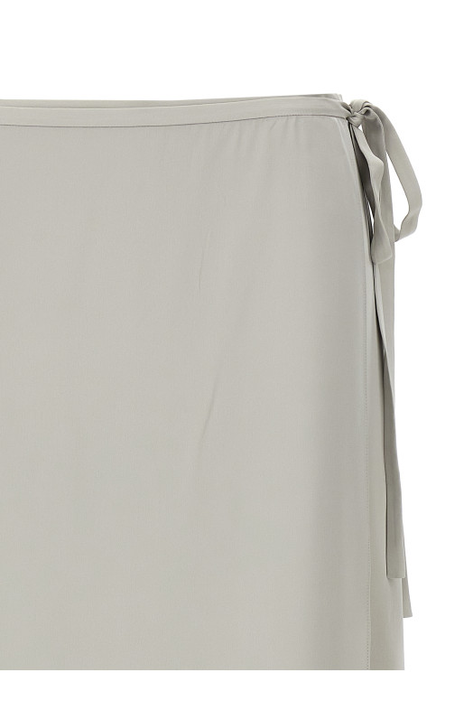 'CL Tie Wrap' skirt Gray
