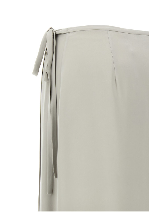 'CL Tie Wrap' skirt Gray