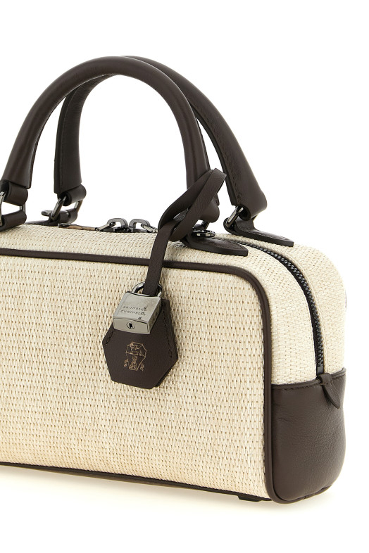'Boston Explorer' small handbag  Beige