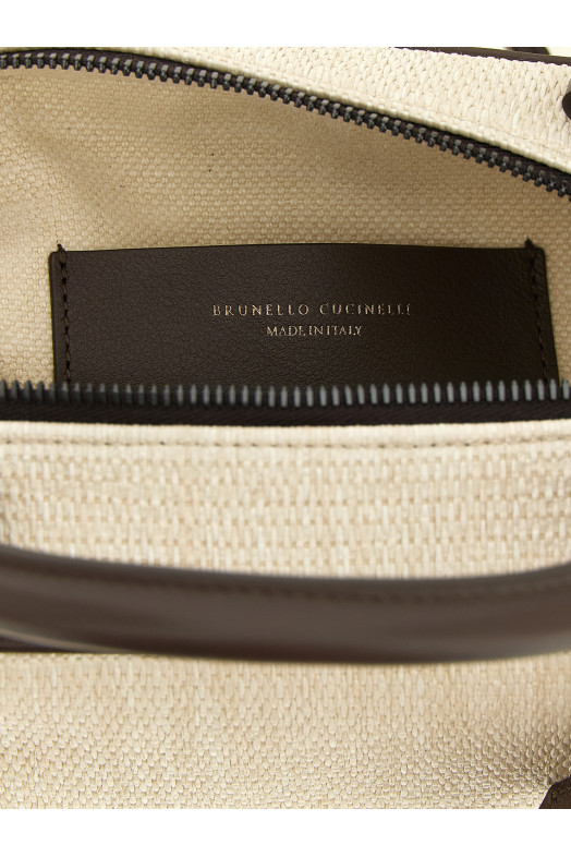 'Boston Explorer' small handbag  Beige