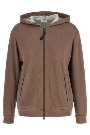 Monile hoodie Brown