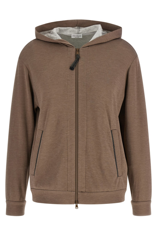 Monile hoodie Brown