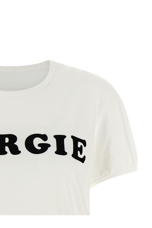 Arc print T-shirt White