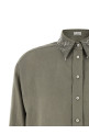 Sequin collar shirt Green