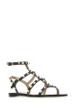 Black leather Rockstud sandals Black VALENTINO GARAVANI (1W2S0A05VOD)