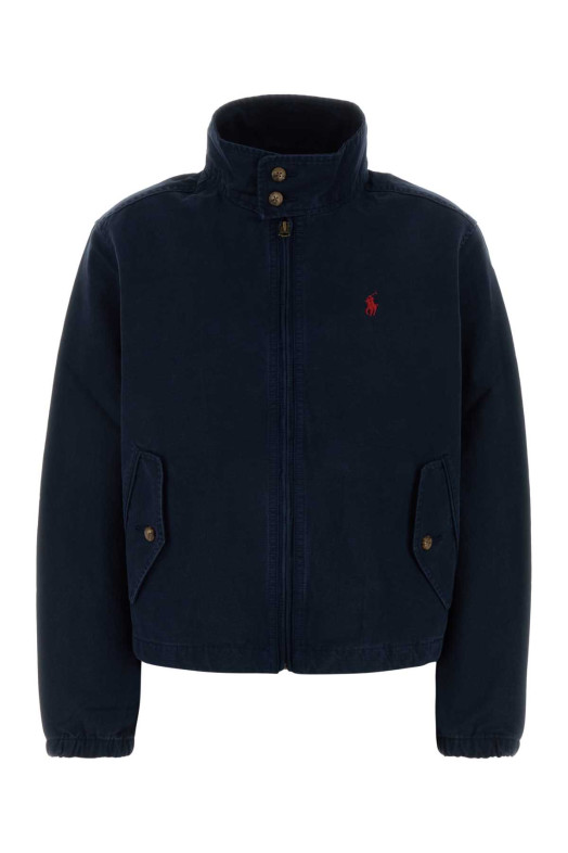 Navy blue cotton jacket POLO RALPH LAUREN (211936442)