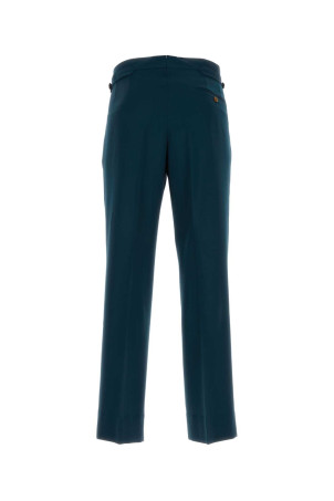 Petrol blue wool Sang pant VIVIENNE WESTWOOD (2F01000RW00FJLR)