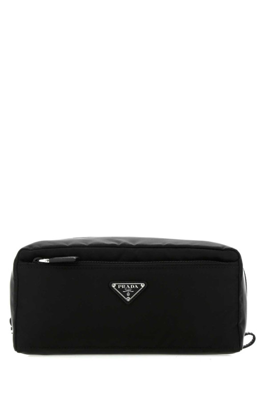Black nylon beauty case Black PRADA (2NA0292DMH)